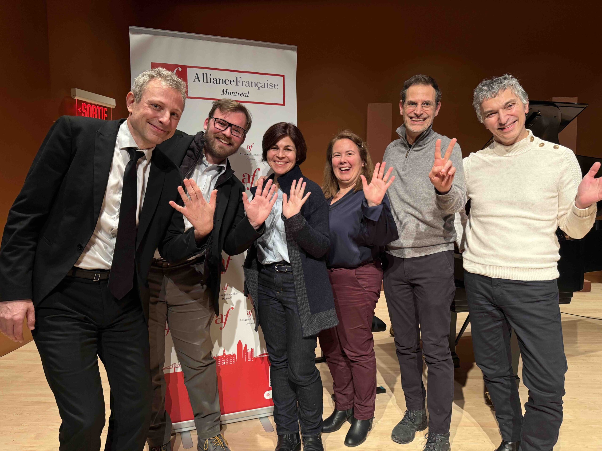 Maxime Zecchini et le conseil d'administration