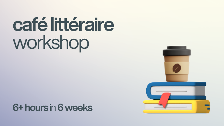 café littéraire workshop