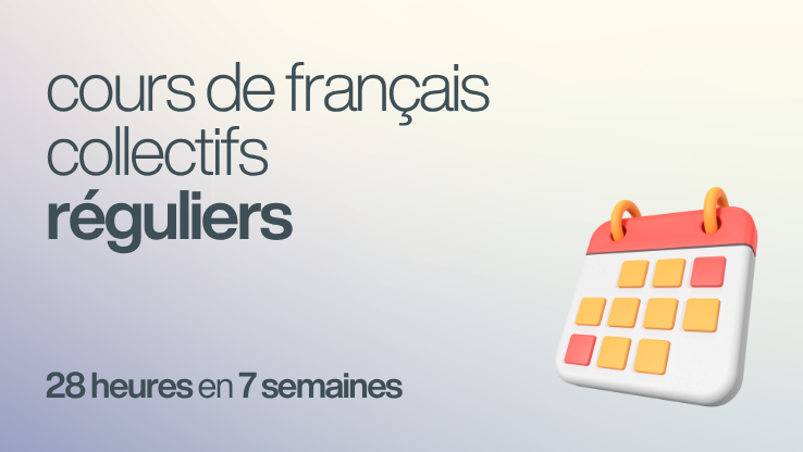 cours de français collectifs réguliers