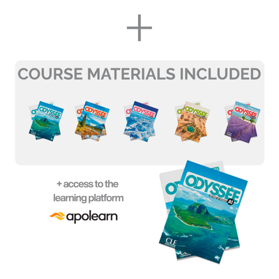 courses materiel included and access to Apolearn platform