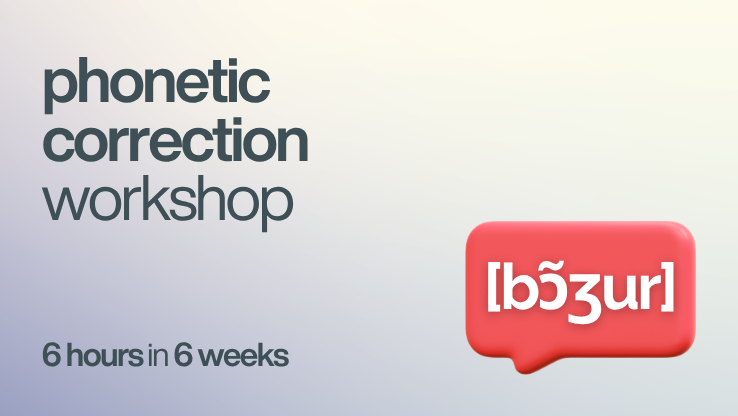 phonetic correction workshop