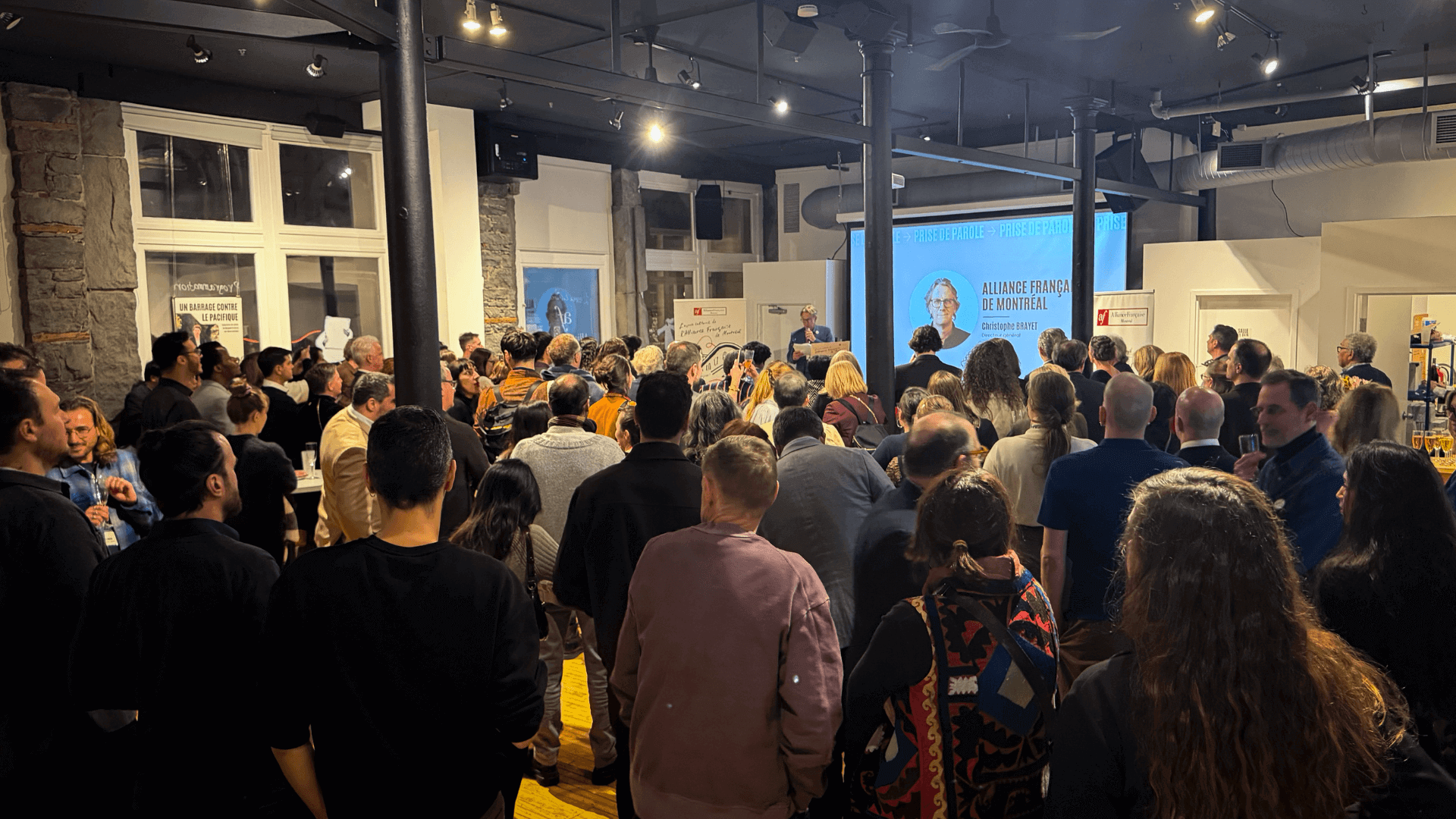 Inauguration de l'espace culturel de l'Alliance Française de Montréal