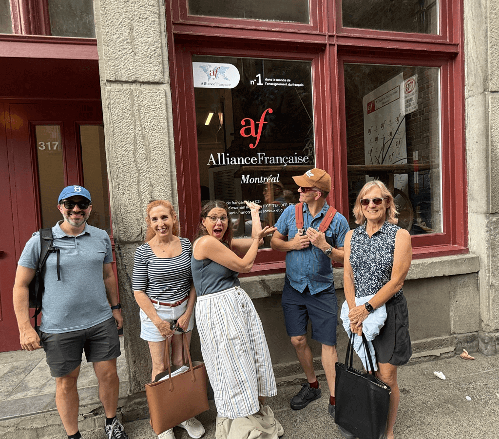 Premier groupe de l'immersion francophone de l'Alliance Française de Montréal