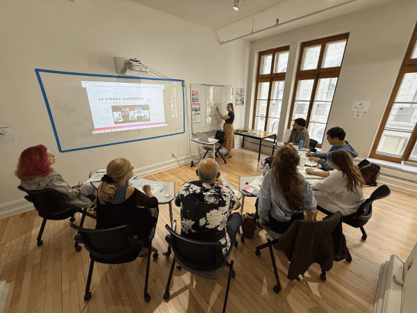 Matin d’apprentissage avec l’enseignante Maud